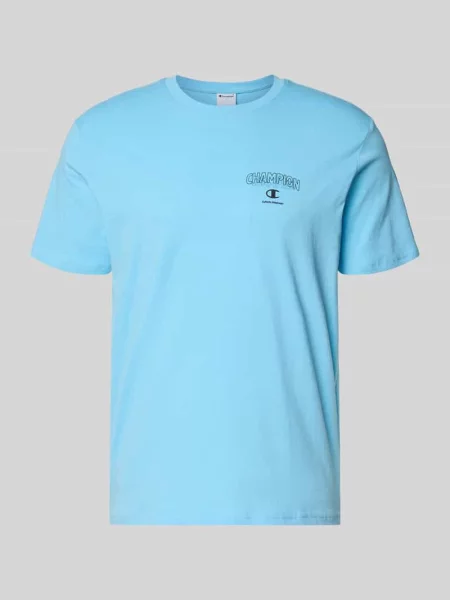 T-shirt z logo i okrągłym dekoltem Champion