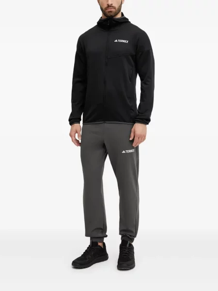 Tenisky Adidas Terrex se síťovinou s potiskem s tropickým vzorem černé