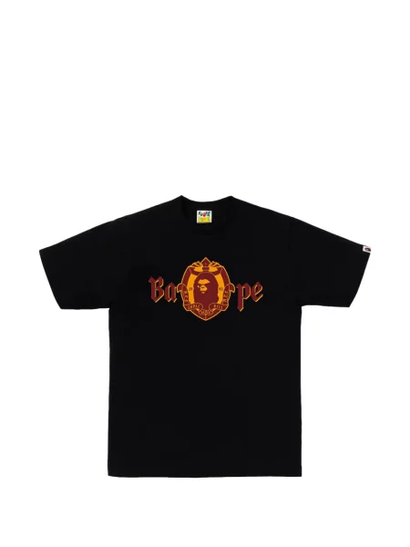 Tricou A Bathing Ape® cu imagine negru