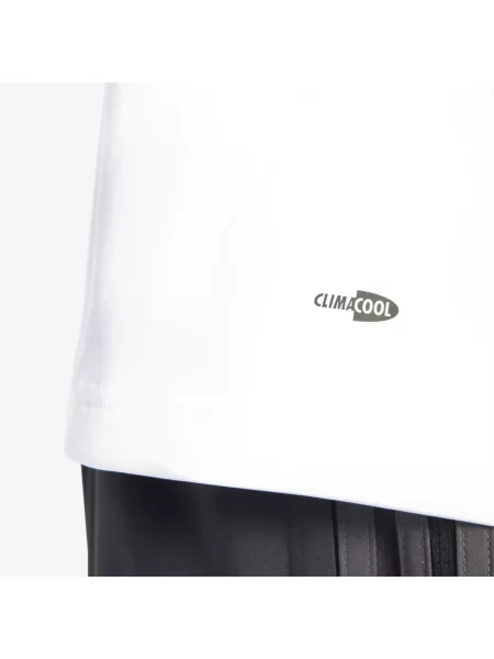 Πουκάμισο Adidas Originals από ζέρσεϋ λευκό