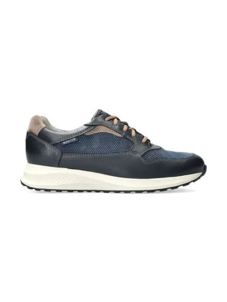 Sneakersy Mephisto skórzane niebieskie