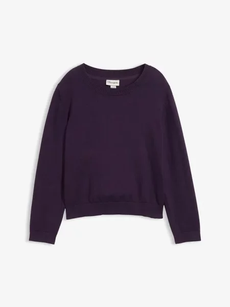 Cienki sweter fioletowy