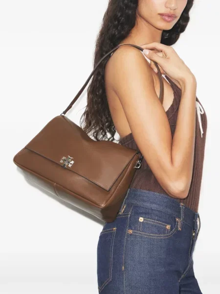 Geantă Tory Burch maro