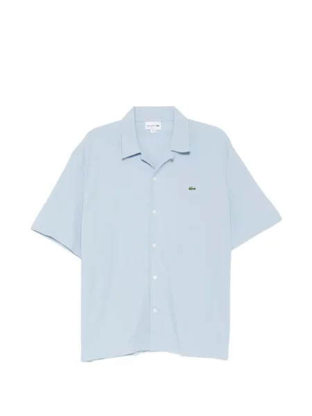 Cămașă Lacoste cu broderie albastru