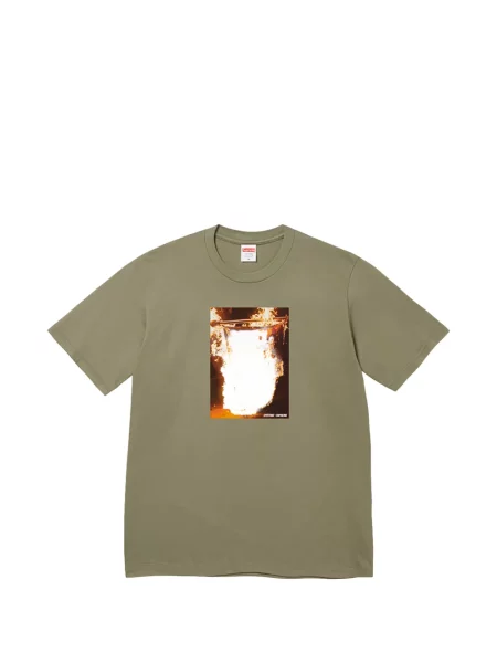 Tricou Supreme cu imagine verde