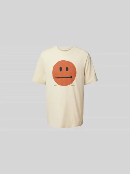 T-shirt z nadrukowanym motywem Wood Wood