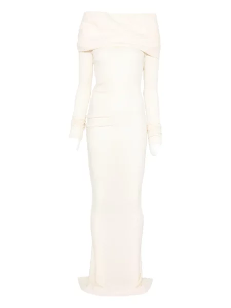 Maksi sukienka maxi Entire Studios drapowana garniturowa