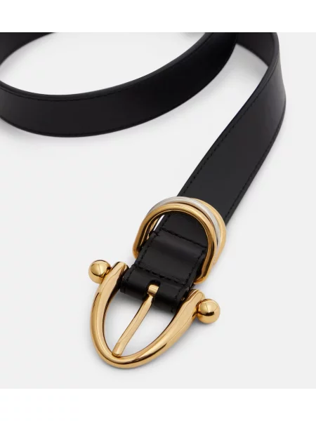 Cu centură curea Chloé din piele negru