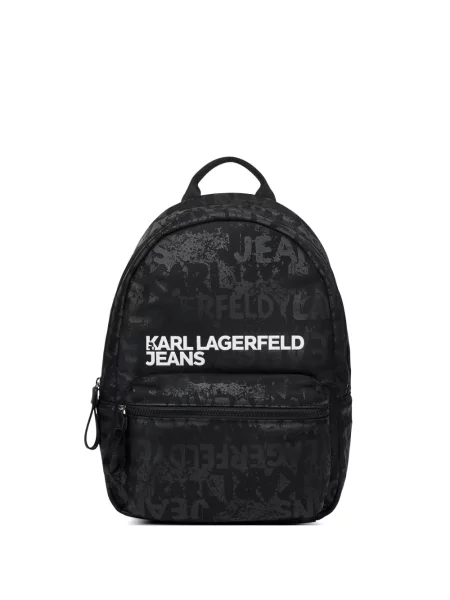 Rucsac Karl Lagerfeld Jeans cu imagine negru