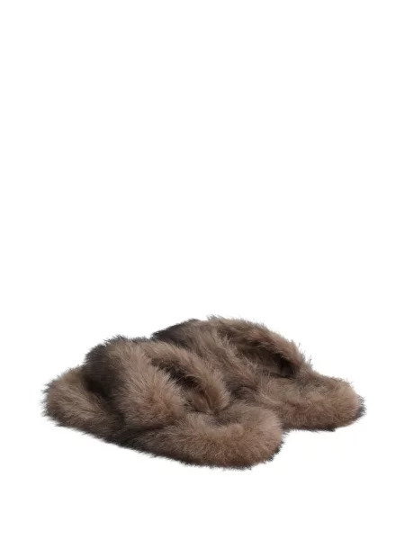 Șlapi Dolce & Gabbana maro