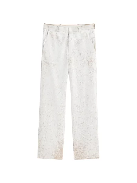 Pantaloni Maison Margiela alb