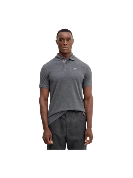 Koszulka polo Barbour szara