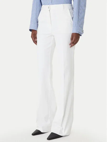 Marella Дънки Esodo Flare Fit бял