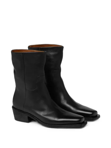 Botine Marsell din piele negru
