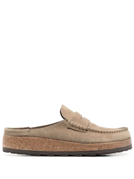 Pantofi loafer Birkenstock din piele de căprioară slip-on