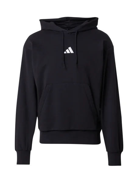 ADIDAS SPORTSWEAR Športna majica Essentials Feelcozy črna bela