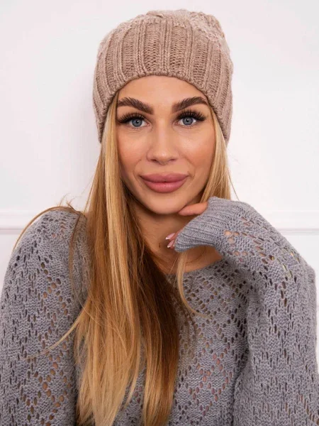 Șapcă Kesi din fleece bej