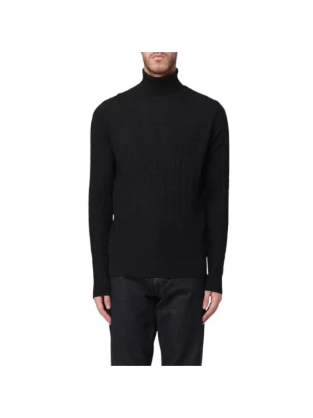 Golf golf Emporio Armani wełniany czarny