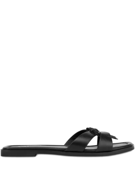 Sandale Love Moschino din piele negru