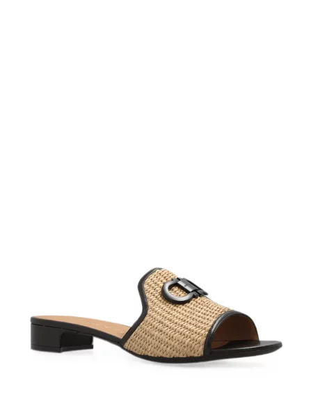 Sandale Ferragamo cu toc jos