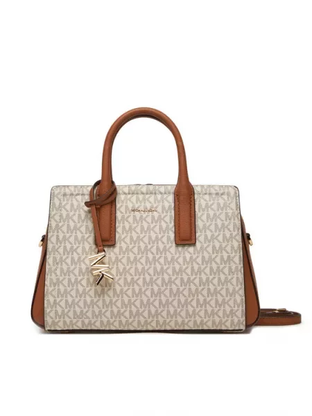 MICHAEL Michael Kors Τσάντα χειρός κονιάκ / offwhite