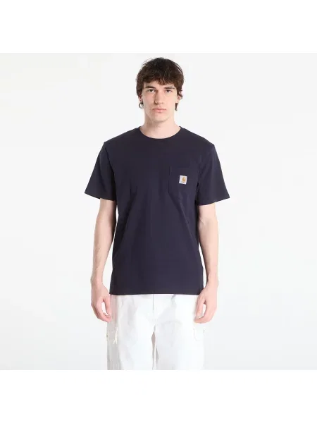 Тениска Carhartt WIP S/S Pocket T-Shirt Dark Navy XL тъмносиньо