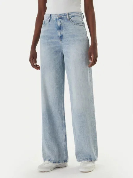 Tommy Jeans Farmer Claire Wide Leg kék