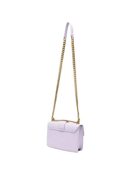 Geantă de mână Just Cavalli cu model piele de șarpe violet