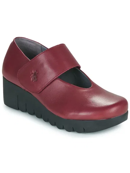 Pantofi Fly London bordo