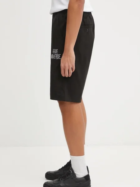 AAPE pantaloni scurți din Main negru