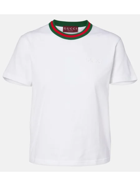 Jersey majica Gucci s potiskom bela