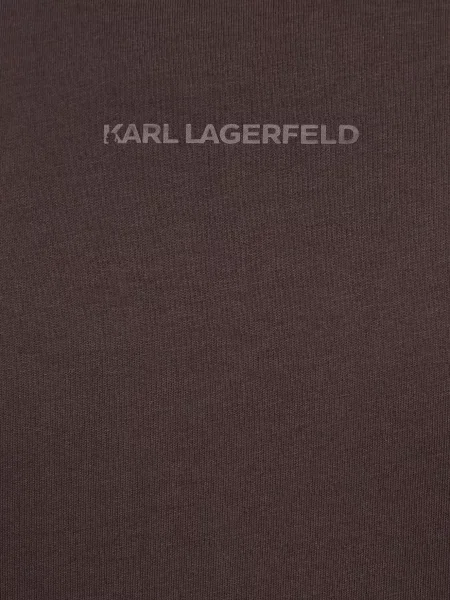 Футболка Karl Lagerfeld коричнева