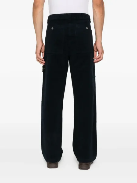 Pantaloni Stone Island cu strasuri negru