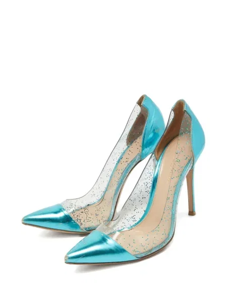 Pantofi cu toc Gianvito Rossi albastru