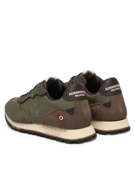 Sneakersy Aeronautica Militare zelené