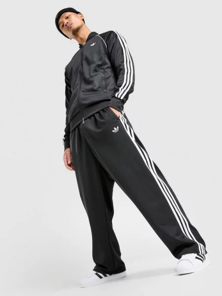 Běžecké kalhoty Adidas Originals bílé
