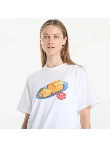 Тениска Carhartt WIP S/S Fromage T-Shirt UNISEX White XXL бяло