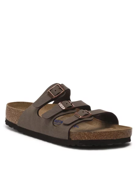 Шльопанці Birkenstock Florida Mocca коричневі