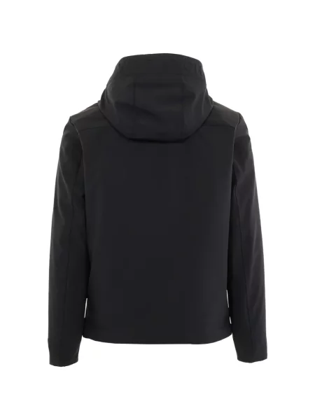 Geacă Woolrich cu glugă albastru