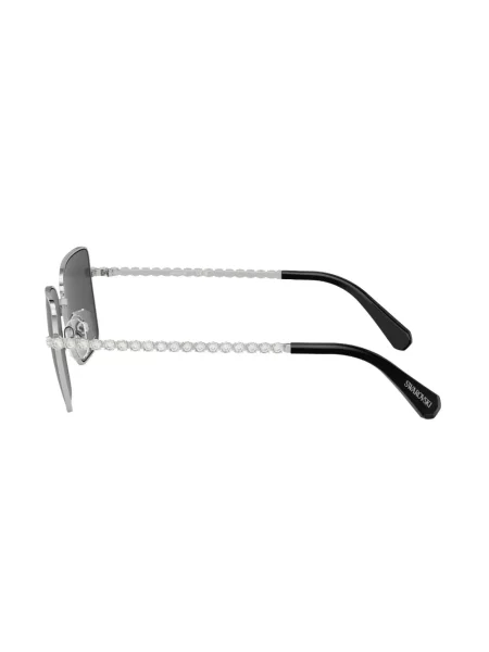Ochelari de soare Swarovski Eyewear de cristal argintiu