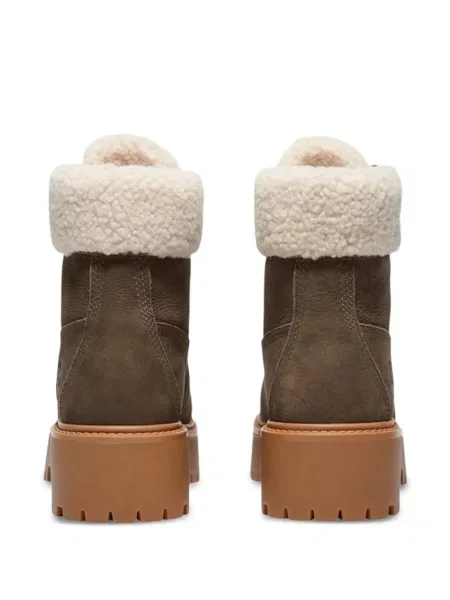 Боти Timberland с връзки с дантела кафяво
