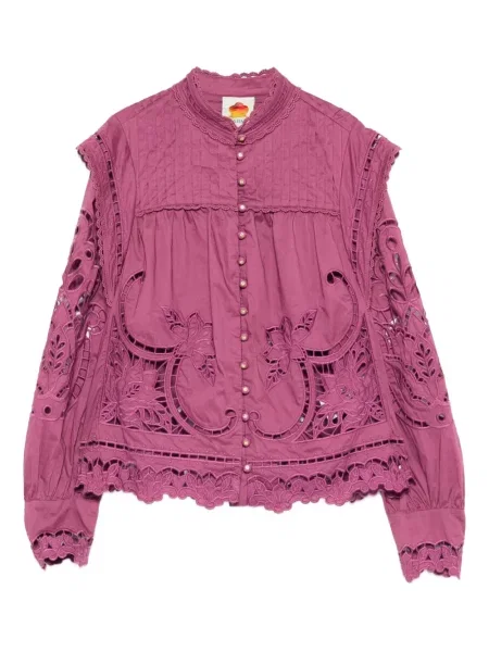 Cămașă Farm Rio cu model floral violet