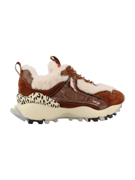 Pantofi Exé Shoes cu blană maro