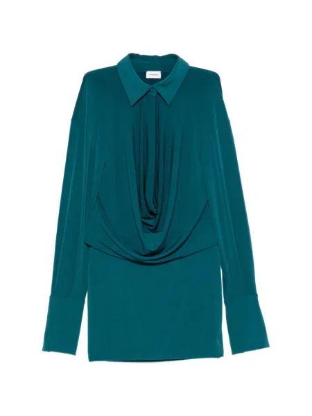 Lung rochie mini The Andamane albastru