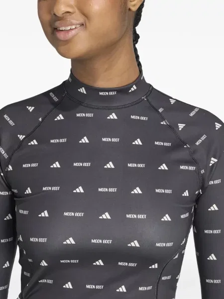 Tricou Adidas cu dungi lung alb