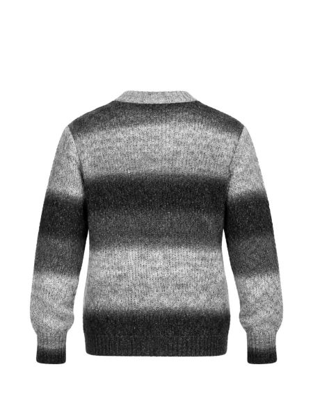 Lung pulover Daniele Alessandrini cu gradient gri