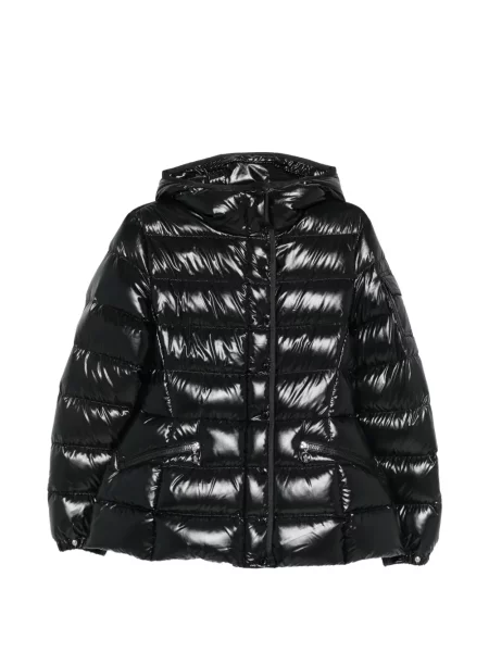 Geacă Moncler cu glugă negru