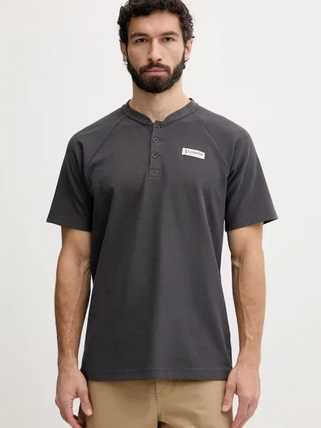 Columbia kratka majica z bombažem Acker Rock siva