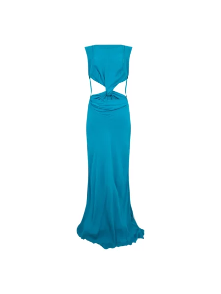 Sukienka Alberta Ferretti niebieska