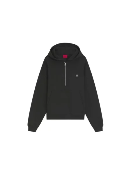 HUGO Bluza Dabinhood Oversize czarny